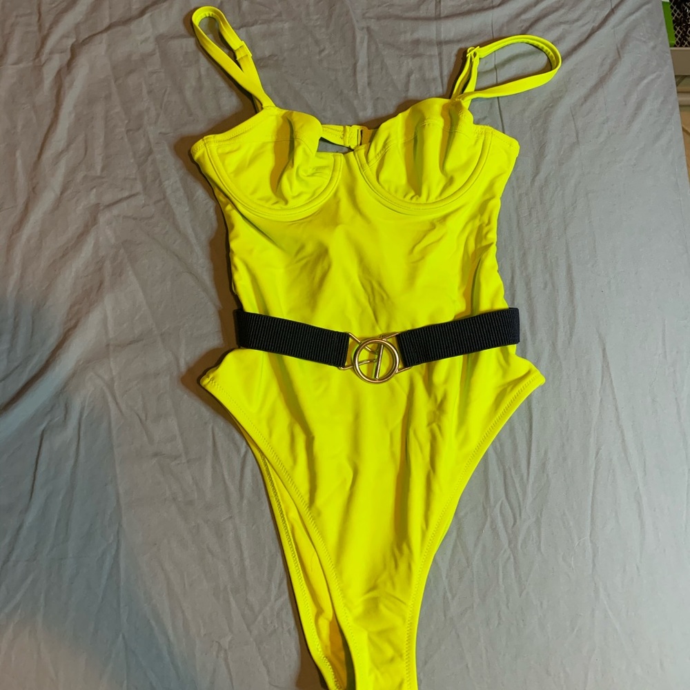 Neon Green Swimsuit